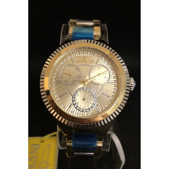 Invicta Women\'s Watch 28821 Angel Two Tone Crystals Stainless Multi-Func… Invicta Women main image 4